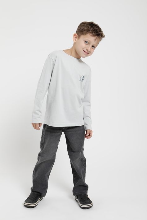 Polera manga larga kids Traveling hielo -3