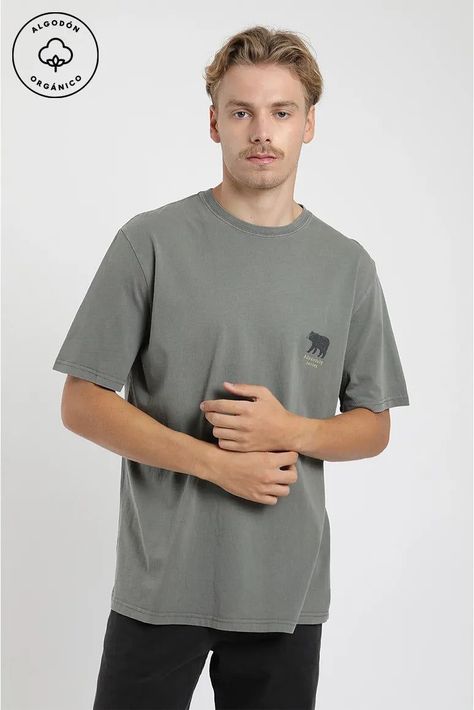 Polera Manga Corta Oso Hombre Froens-0