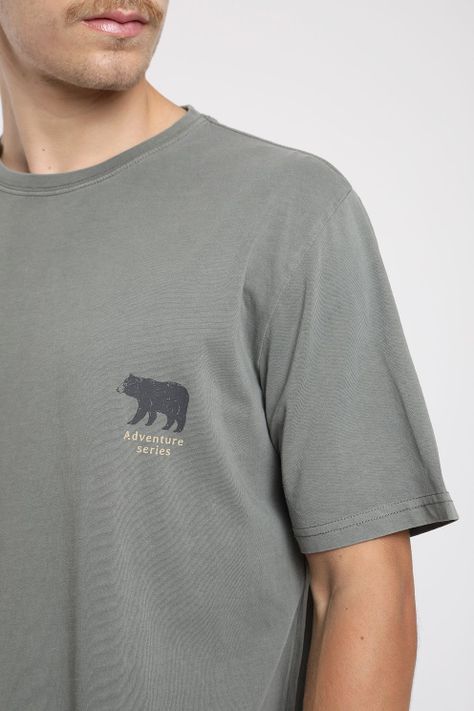 Polera Manga Corta Oso Hombre Froens-1