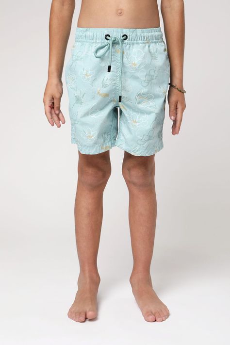 Traje de baño kids Peony celeste-1