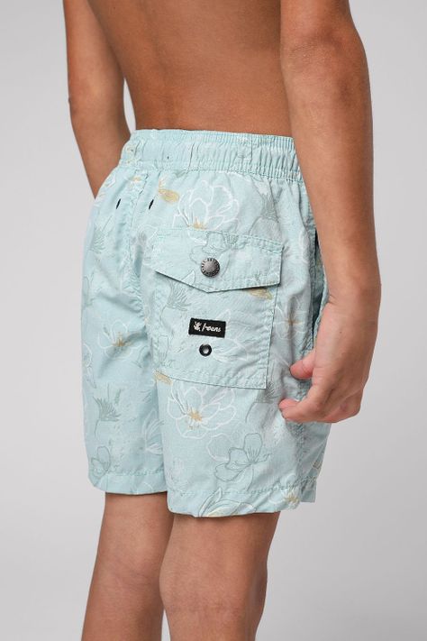 Traje de baño kids Peony celeste-2