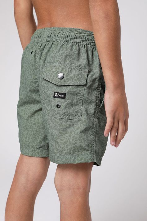 Traje de Baño Kids Ramas -3