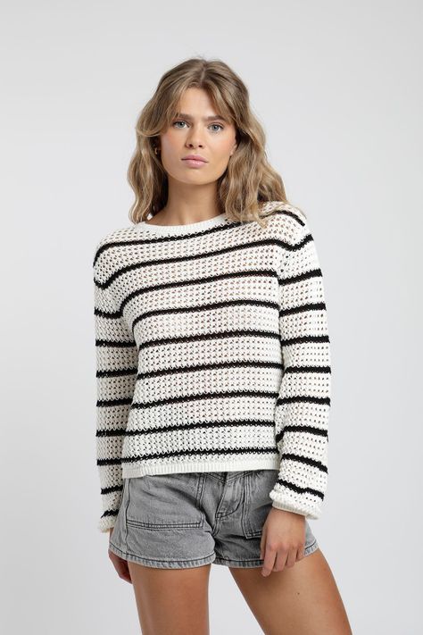 Chaleco Mujer Tacas Stripes Blanco -0