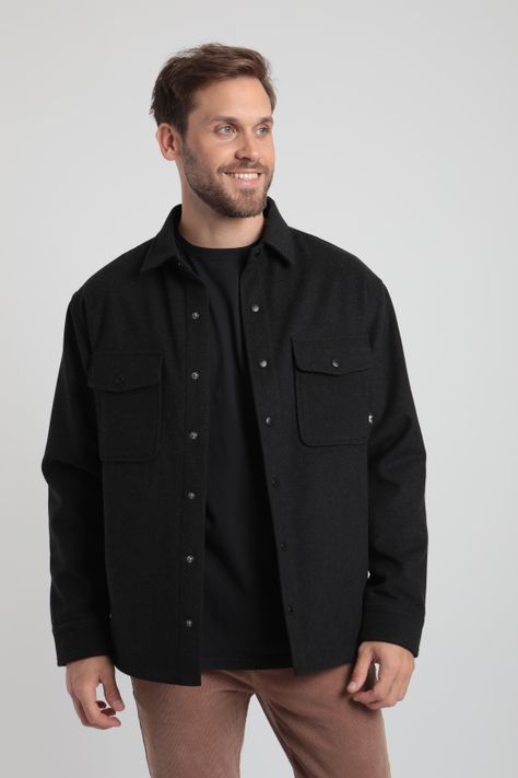 Chaqueta hombre Austral negro -0