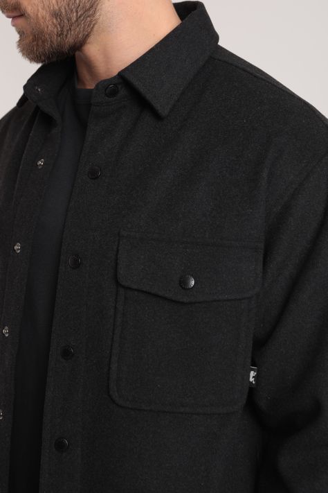 Chaqueta hombre Austral negro -1