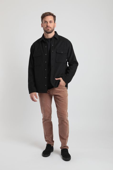 Chaqueta hombre Austral negro -3