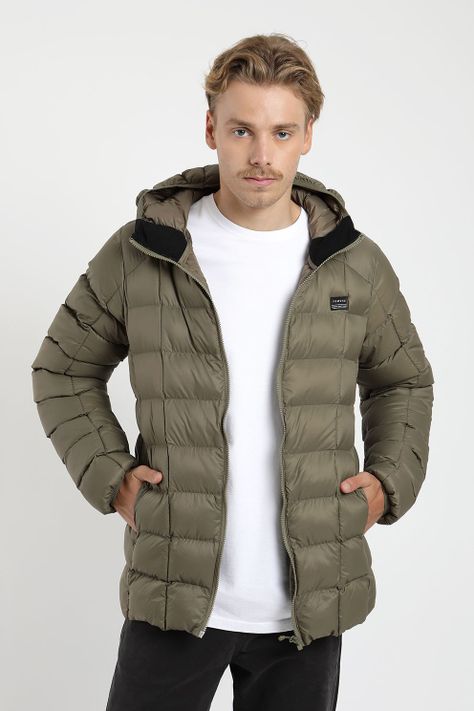 Parka hombre Huemul olivo froens-2
