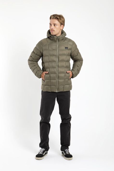 Parka hombre Huemul olivo froens-6