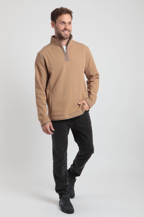 Polerón hombre Maiten camel -3