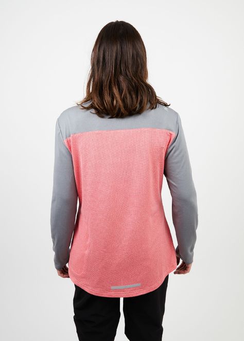 Polera manga larga mujer MTB rosado -1