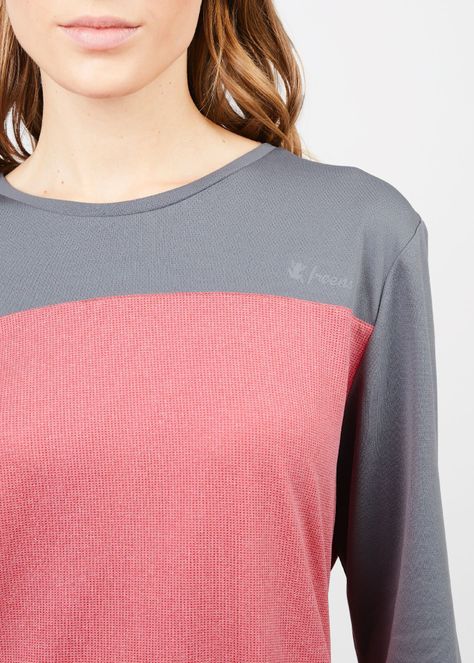 Polera manga larga mujer MTB rosado -2