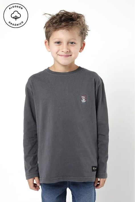 Polera Manga Larga Kids Fungi Froens-0