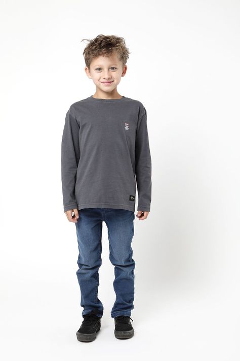 Polera Manga Larga Kids Fungi Froens-1