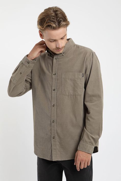 Camisa  Manga Larga Corduroy Froens Hombre-2