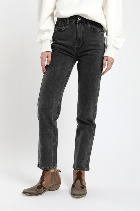 Jeans Mujer Mom Froens -0