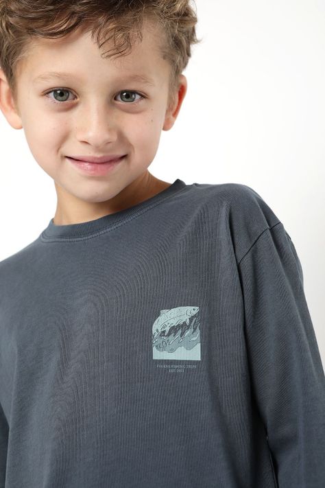 Polera Manga Larga Kids Pesca Froens-3