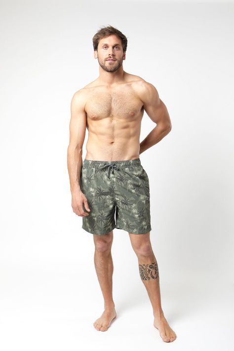 Traje de Baño Hombre Classic Filodendro -3