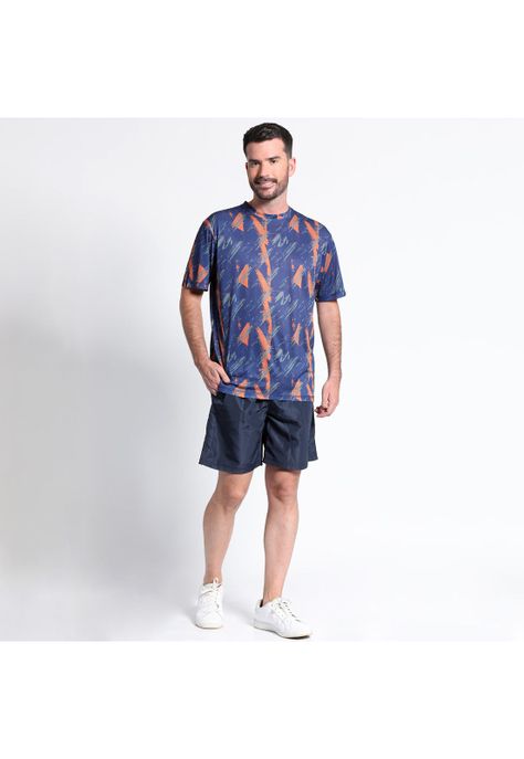 Polera Manga Corta Full Print Deportiva Regular Fit-2