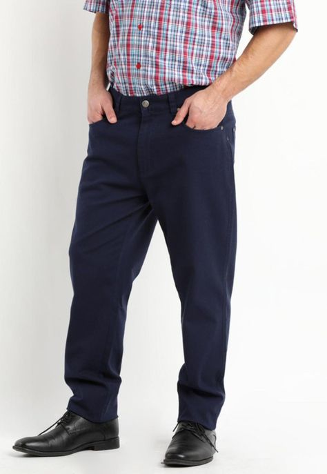 Pantalon Canvas 5 Bolsillos Spandex Azul-0