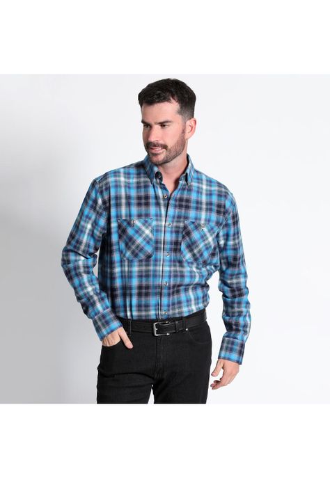 Camisa Villela Fantasía Manga Larga Regular Fit-0