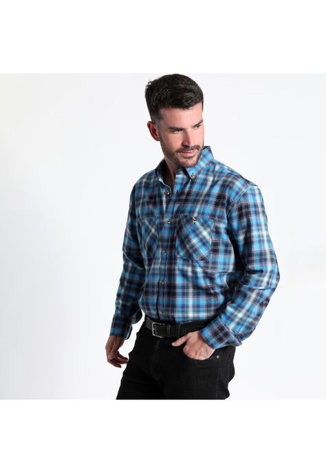 Camisa Villela Fantasía Manga Larga Regular Fit-1
