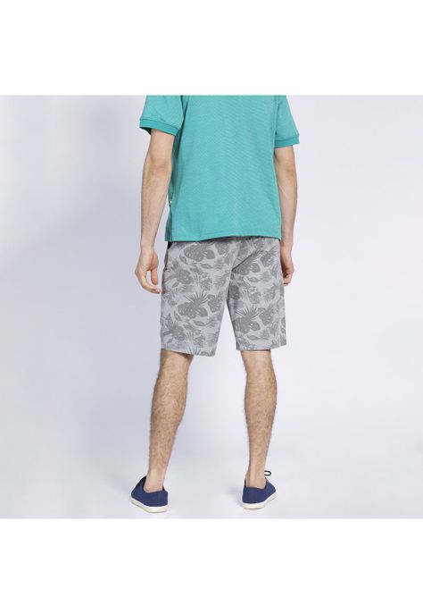 Bermuda Estampada Gris Oscuro-2