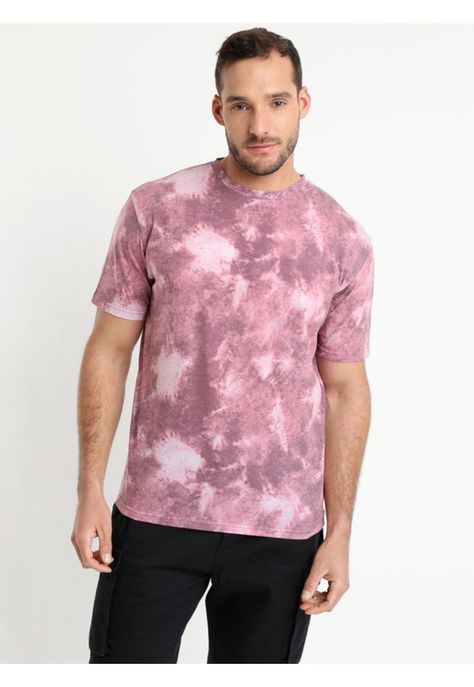 Polera Manga Corta Moda Rosa-1