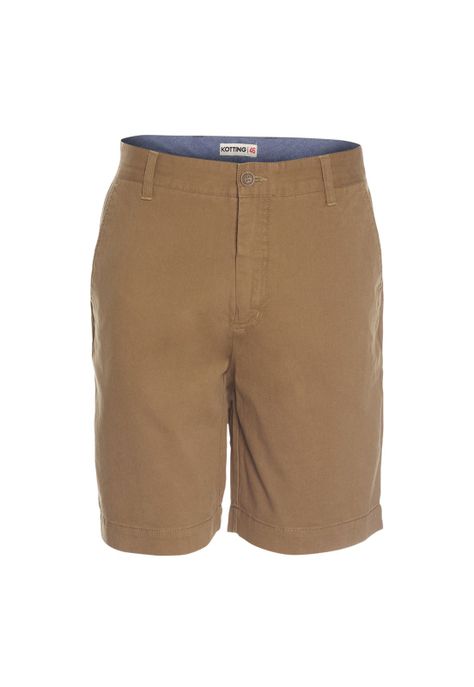 Bermuda Spandex Gabardina Marrón-0