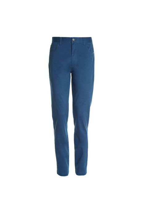 Pantalon 5 Bolsillos Spandex Azul-3