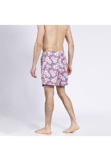 Traje de Baño Estampado Rosado-1