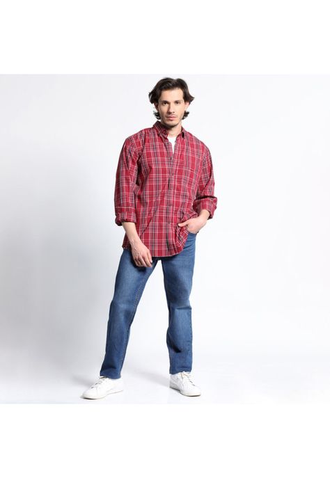 Camisa Manga Larga Trevira Cuadros Regular Fit-2