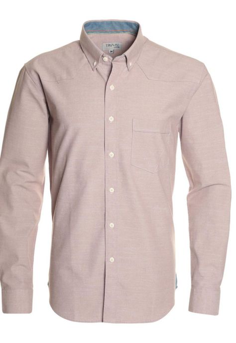 Camisa Lisa Chambray Palo rosa-3