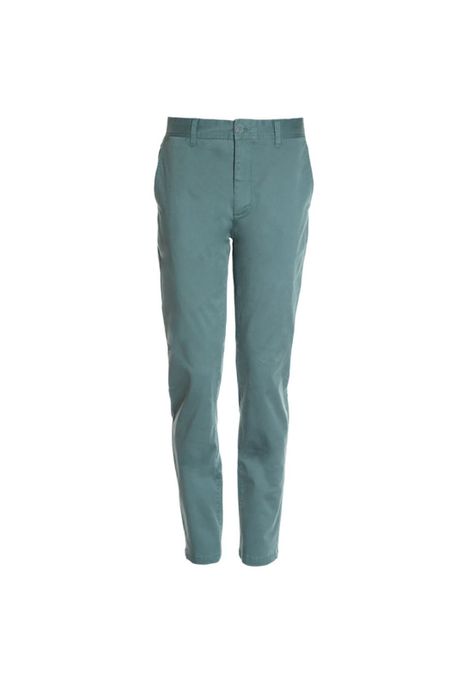 Pantalon Frente Plano Verde Oscuro-3