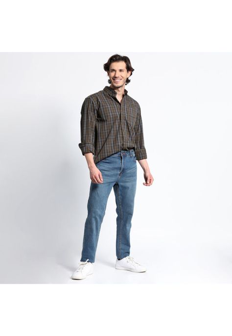 Camisa Manga Larga Trevira Cuadros Regular Fit-2