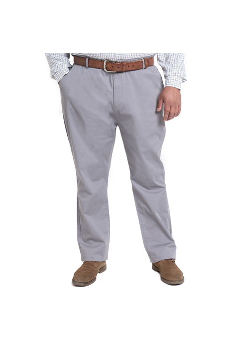 PANTALÓN FRENTE PLANO SPANDEX REGULAR FIT-0