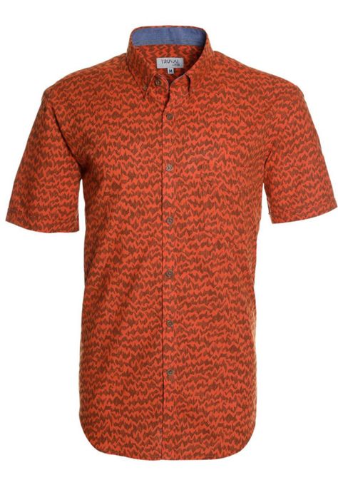Camisa Estampada Diseño Mc Naranja-3