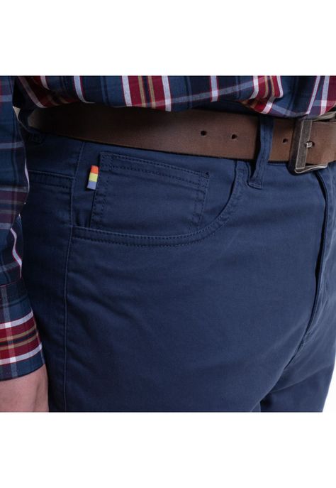 Pantalon 5 Bolsillos Spandex Tostado-3