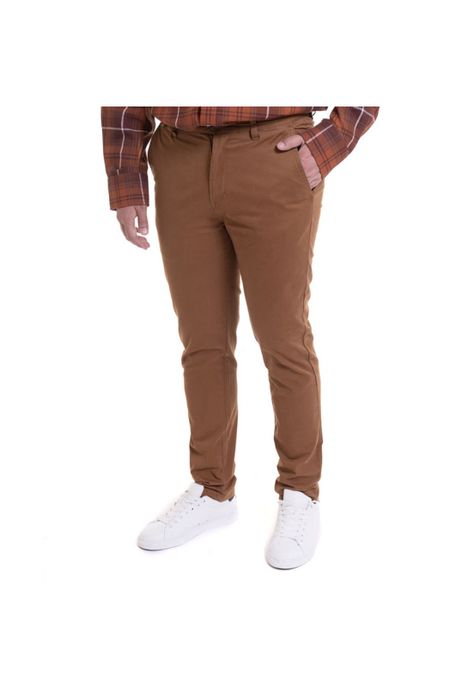 Pantalon Frente Plano Spandex Negro-0