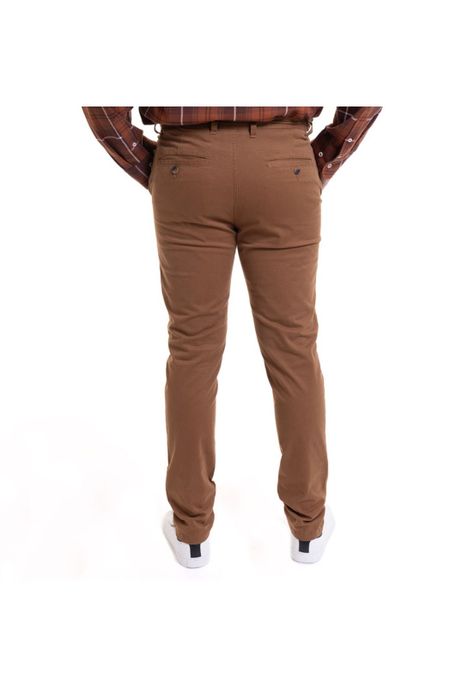 Pantalon Frente Plano Spandex Negro-1