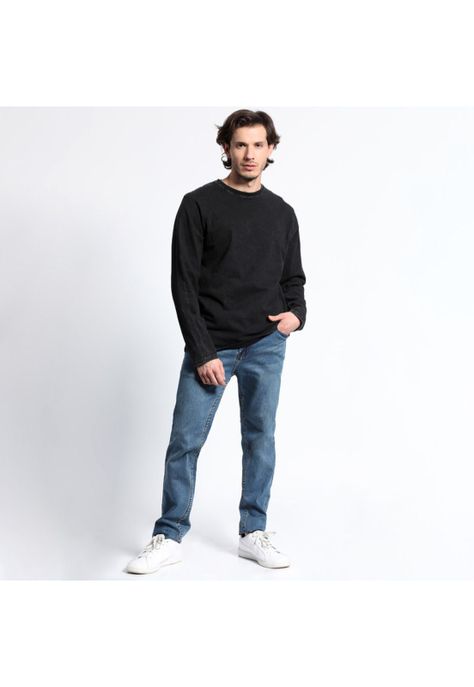 Polera Manga Larga Cuello Redondo Vintage-2
