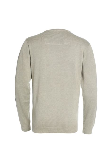 Sweater Cuello V Oliva claro-2