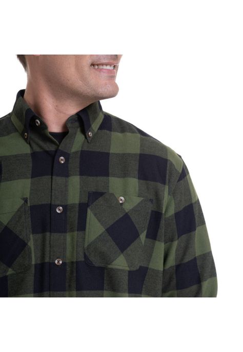 Camisa Villela Fantasía Verde Musgo-3
