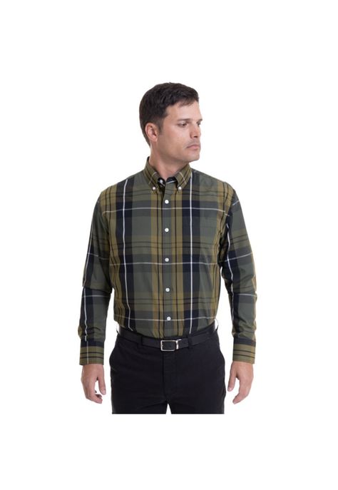 Camisa Fantasía Premium Verde Musgo-0