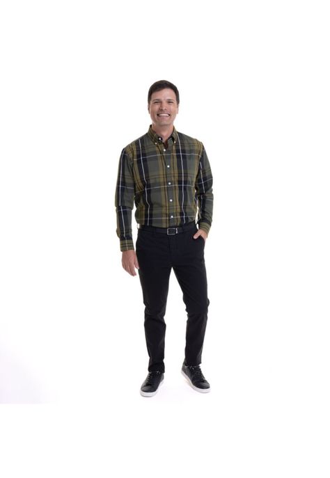 Camisa Fantasía Premium Verde Musgo-2