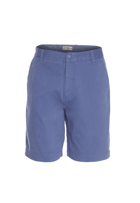 Bermuda Spandex Gabardina Azul-0