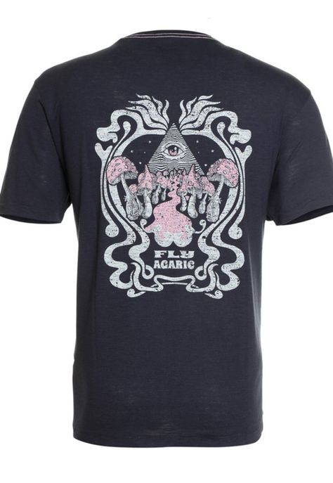 Polera Manga Corta Cuello Redondo Print Gris Oscuro-4