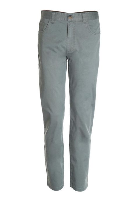 Pantalón Spandex 5 Bolsillos Regular Fit Verde Petróleo-3