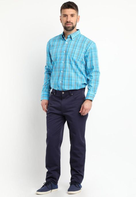 Camisa Fantasia Premium Manga Larga Boton Cuello Agua-2