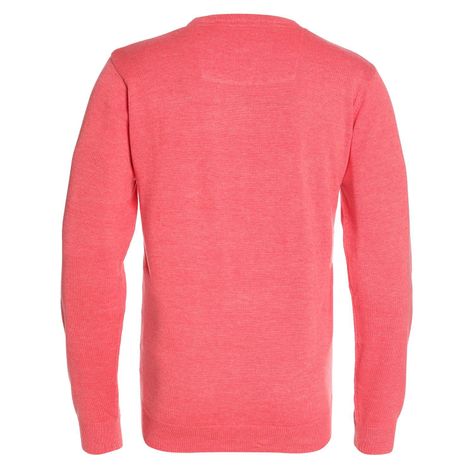 Sweater Cuello V Rojo-2
