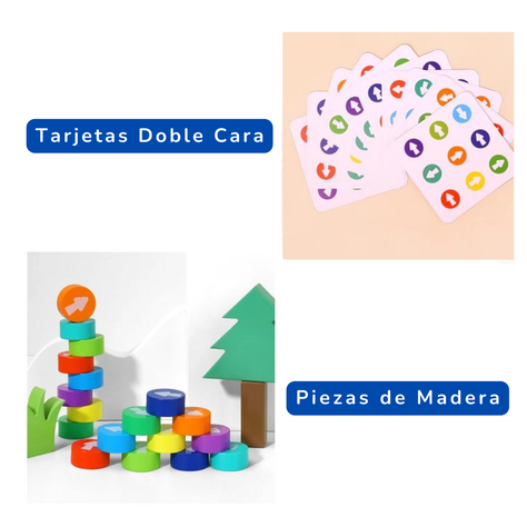 Juego Patrones Flechas y Colores Rompecabezas-1